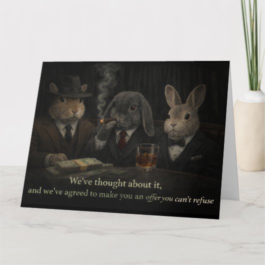 Offer you can't refuse サンキューカード (正面)