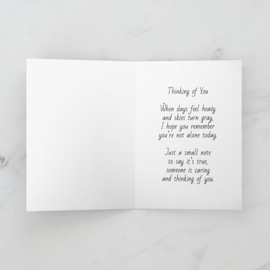 Offering Support for someone Having a Hard Time カード (内部)