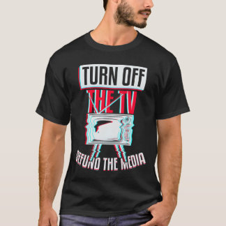 OffheV Defund メディア少年 Tシャツ