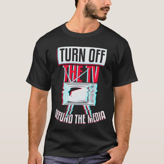 OffheV Defund メディア少年 Tシャツ (正面)