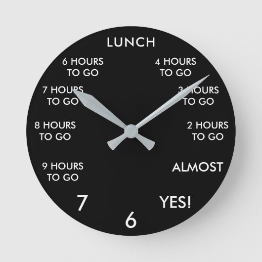 Officeおもしろいノベルティ ラウンド壁時計 (正面)