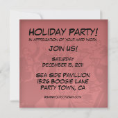 Officeおもしろいパーティー 招待状 (裏面)