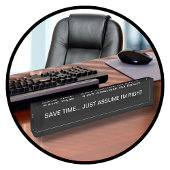 Officeおもしろいボス デスクネームプレート