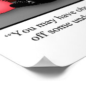 Officeおもしろいユーモアのポスター「会社資産」 ポスター (角)