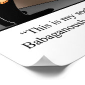 Officeおもしろいユーモアのポスター「風変わりボス」 ポスター (角)