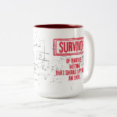 Officeおもしろいユーモア職場のジョーク ツートーンマグカップ (正面右)