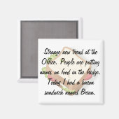 Officeおもしろい冷蔵庫 マグネット (正面/裏面)