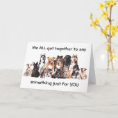 OFFICEとクールFRIENDS Cのおもしろい「グループカード」 カード (黄色い花)