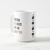 Officeのおもしろいユーモア コーヒーマグカップ (正面左)