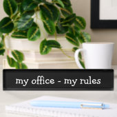 Officeのおもしろい規則 デスクネームプレート