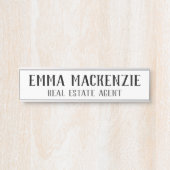 Officeのぶら下がったドアサイン名プレート サインプレート (正面)