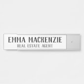 Officeのぶら下がったドアサイン名プレート サインプレート (正面)