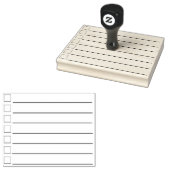 Officeのチェックボックスとリスト行 ラバースタンプ (押印)