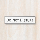 Officeのドアサインを交換 – 応答不可 サインプレート (正面)