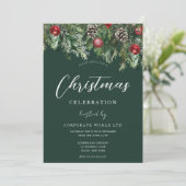 Officeの企業のクリスマスパーティー 招待状 (スタンド正面)