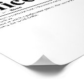 Officeの定義 |おもしろい引用文 ポスター (角)