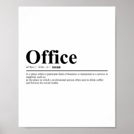 Officeの定義 |おもしろい引用文 ポスター