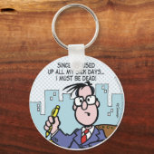 Officeの病気の日 キーホルダー (正面)