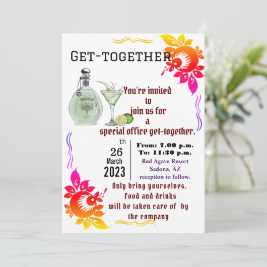 Officeの統合 招待状 (スタンド正面)