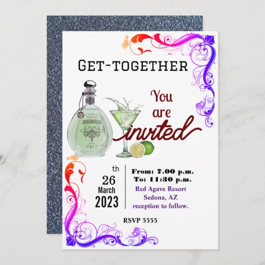 Officeの統合 招待状 (正面/裏面)