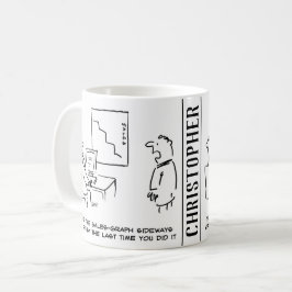 Officeの販売グラフが横向き コーヒーマグカップ
