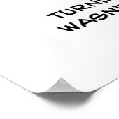 Officeの販売グラフが横向き ポスター (角)