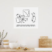 Officeの販売グラフが横向き ポスター (キッチン)