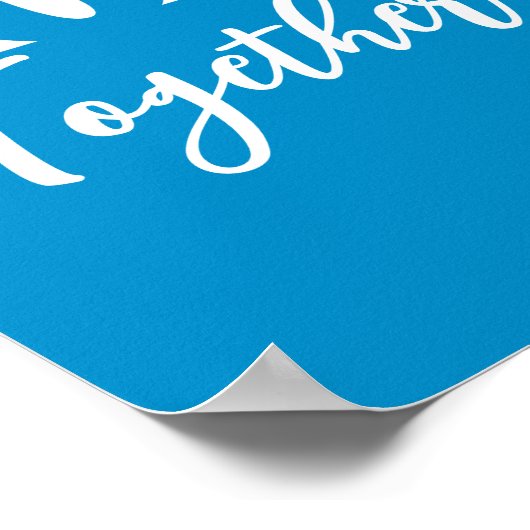 Officeやる気を起こさせるチームワークの成功婚約 ポスター (角)