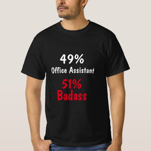 Officeアシスタントのバッジ Tシャツ (正面)