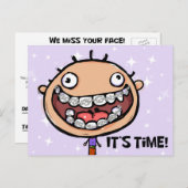 Officeアポイントメントの標準 ポストカード (正面/裏面)