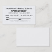 Officeアポイントメントカード 予約カード (正面/裏面)