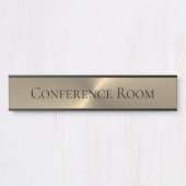 Officeエレガント会議室の名ぶら下がった前プレート サインプレート (正面)