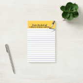 Officeオーガナイザ黄色のPost-it®ノートPERSONALIZE ポストイット (オフィス)