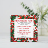 Officeクリスマスパーティの招待状 招待状 (スタンド正面)