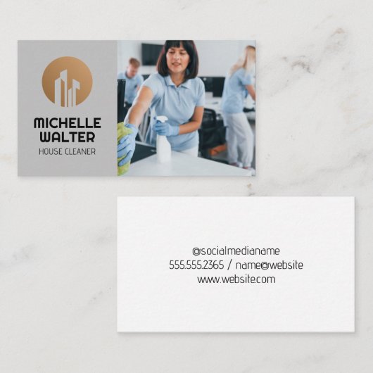 Officeクリーナー 名刺 (正面/裏面)