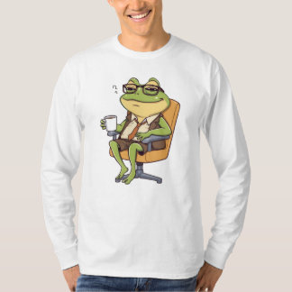 Officeクール Frog Coffee Tシャツ