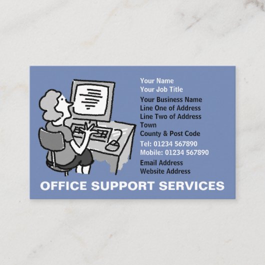 Officeサポートサービス 名刺 (正面)