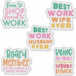 Officeステッカーのバンドルおもしろい引用文 シール