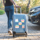 Officeステッカーのバンドルおもしろい引用文 シール (スーツケースインサイチュ)