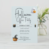 Officeハロウィーン招待状と招待状テンプレート 招待状 (スタンド正面)