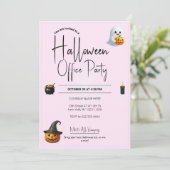 Officeハロウィーン招待状と招待状テンプレート 招待状 (スタンド正面)