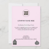 Officeハロウィーン招待状と招待状テンプレート 招待状 (裏面)