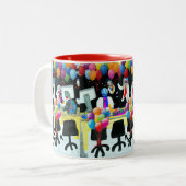 Officeパーティー ツートーンマグカップ (正面左)