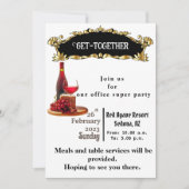 Officeパーティー 招待状 (正面)