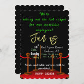 Officeパーティー 招待状 (正面/裏面)