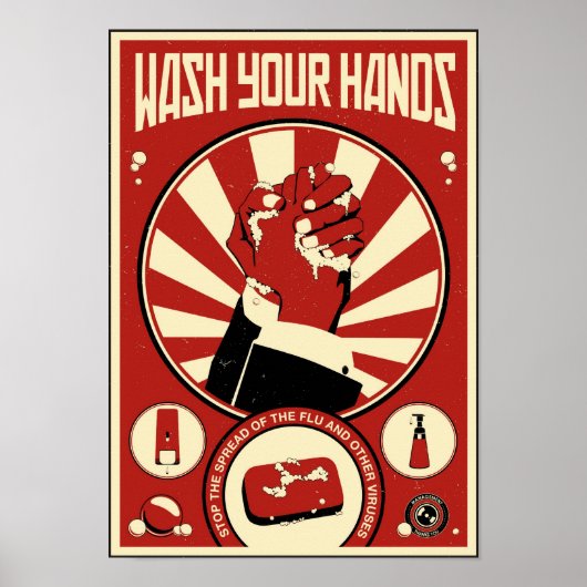 Officeプロパガンダ：手を洗う ポスター (正面)