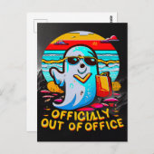 Officeホリデーギフトforハロウィンデーお祝い ポストカード (正面/裏面)