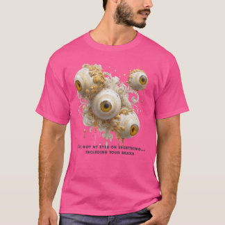 officeミーム。シュレアルバロック眼球金ゴールド tシャツ
