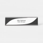 Officeモダン管理 デスクネームプレート (正面)