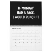 Officeユーモアのカレンダー カレンダー (2月 2027)